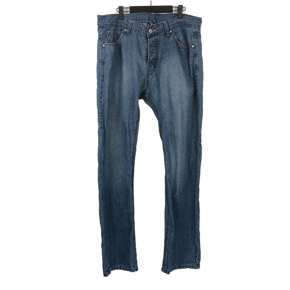 Zoo York Button Fly Straight Leg Jeans 40 x 32 (Measures 36)